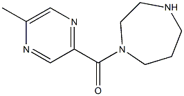 1-[(5-methylpyrazin-2-yl)carbonyl]-1,4-diazepane Struktur