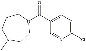 1-[(6-chloropyridin-3-yl)carbonyl]-4-methyl-1,4-diazepane Struktur