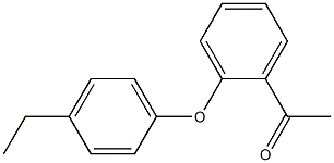 1-[2-(4-ethylphenoxy)phenyl]ethan-1-one Struktur