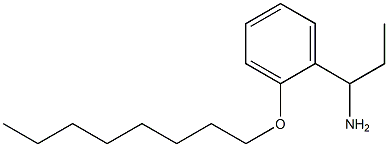 1-[2-(octyloxy)phenyl]propan-1-amine Struktur