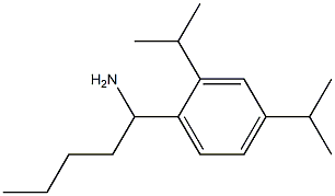 1-[2,4-bis(propan-2-yl)phenyl]pentan-1-amine Struktur