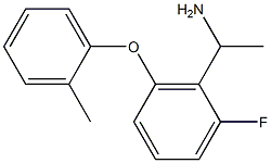 1-[2-fluoro-6-(2-methylphenoxy)phenyl]ethan-1-amine Struktur