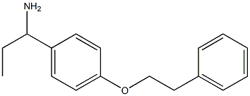 1-[4-(2-phenylethoxy)phenyl]propan-1-amine Struktur