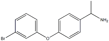 1-[4-(3-bromophenoxy)phenyl]ethan-1-amine Struktur