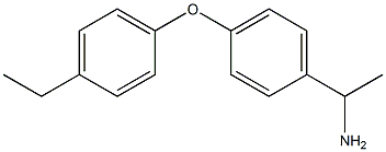 1-[4-(4-ethylphenoxy)phenyl]ethan-1-amine Struktur