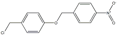 1-[4-(chloromethyl)phenoxymethyl]-4-nitrobenzene Struktur