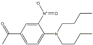 1-[4-(dibutylamino)-3-nitrophenyl]ethan-1-one Struktur