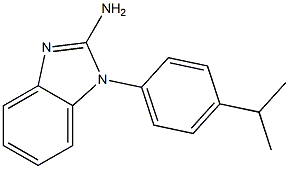 1-[4-(propan-2-yl)phenyl]-1H-1,3-benzodiazol-2-amine Struktur