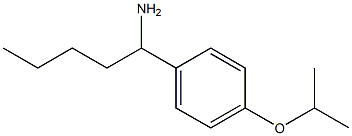 1-[4-(propan-2-yloxy)phenyl]pentan-1-amine Struktur