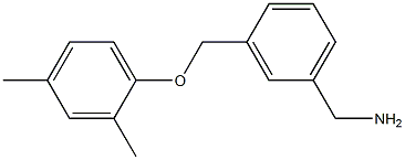 1-{3-[(2,4-dimethylphenoxy)methyl]phenyl}methanamine Struktur