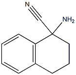 1-amino-1,2,3,4-tetrahydronaphthalene-1-carbonitrile Struktur