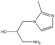 1-amino-3-(2-methyl-1H-imidazol-1-yl)propan-2-ol Struktur