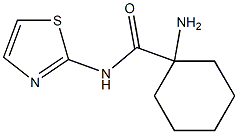 1-amino-N-1,3-thiazol-2-ylcyclohexanecarboxamide Struktur