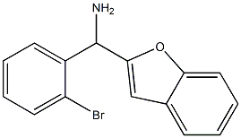 1-benzofuran-2-yl(2-bromophenyl)methanamine Struktur