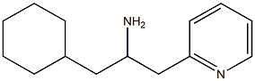 1-cyclohexyl-3-(pyridin-2-yl)propan-2-amine Struktur