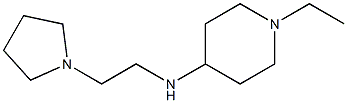 1-ethyl-N-[2-(pyrrolidin-1-yl)ethyl]piperidin-4-amine Struktur