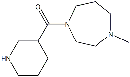 1-methyl-4-(piperidin-3-ylcarbonyl)-1,4-diazepane Struktur