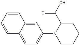 1-quinolin-2-ylpiperidine-2-carboxylic acid Struktur