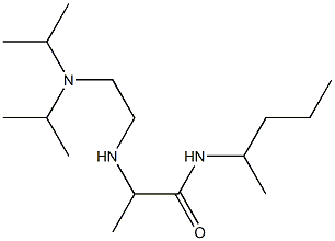 2-({2-[bis(propan-2-yl)amino]ethyl}amino)-N-(pentan-2-yl)propanamide Struktur