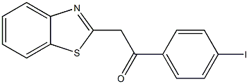 2-(1,3-benzothiazol-2-yl)-1-(4-iodophenyl)ethan-1-one Struktur