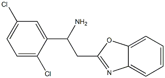 2-(1,3-benzoxazol-2-yl)-1-(2,5-dichlorophenyl)ethan-1-amine Struktur