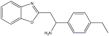 2-(1,3-benzoxazol-2-yl)-1-(4-ethylphenyl)ethan-1-amine Struktur