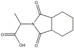 2-(1,3-dioxo-octahydro-1H-isoindol-2-yl)propanoic acid Struktur