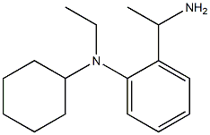 2-(1-aminoethyl)-N-cyclohexyl-N-ethylaniline Struktur