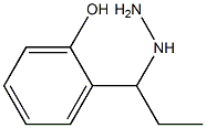 2-(1-hydrazinylpropyl)phenol Struktur