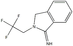 2-(2,2,2-trifluoroethyl)-2,3-dihydro-1H-isoindol-1-imine Struktur