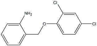 2-(2,4-dichlorophenoxymethyl)aniline Struktur