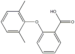 2-(2,6-dimethylphenoxy)benzoic acid Struktur