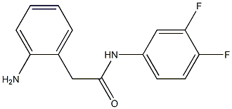 2-(2-aminophenyl)-N-(3,4-difluorophenyl)acetamide Struktur