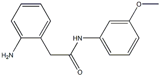 2-(2-aminophenyl)-N-(3-methoxyphenyl)acetamide Struktur