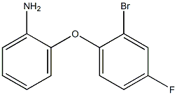 2-(2-bromo-4-fluorophenoxy)aniline Struktur