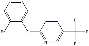 2-(2-bromophenoxy)-5-(trifluoromethyl)pyridine Struktur