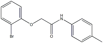 2-(2-bromophenoxy)-N-(4-methylphenyl)acetamide Struktur