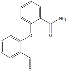 2-(2-formylphenoxy)benzamide Struktur