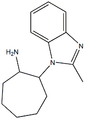 2-(2-methyl-1H-1,3-benzodiazol-1-yl)cycloheptan-1-amine Struktur