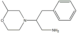 2-(2-methylmorpholin-4-yl)-3-phenylpropan-1-amine Struktur