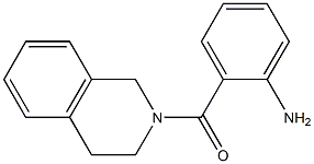 2-(3,4-dihydroisoquinolin-2(1H)-ylcarbonyl)aniline Struktur