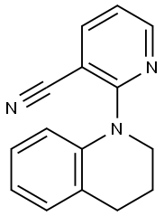 2-(3,4-dihydroquinolin-1(2H)-yl)nicotinonitrile Struktur