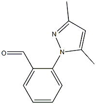 2-(3,5-dimethyl-1H-pyrazol-1-yl)benzaldehyde Struktur