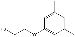 2-(3,5-dimethylphenoxy)ethanethiol Struktur