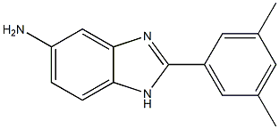 2-(3,5-dimethylphenyl)-1H-1,3-benzodiazol-5-amine Struktur