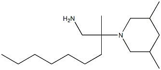 2-(3,5-dimethylpiperidin-1-yl)-2-methylnonan-1-amine Struktur