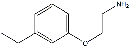 2-(3-ethylphenoxy)ethanamine Struktur