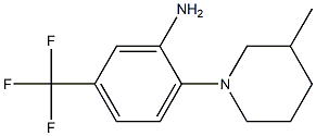 2-(3-methylpiperidin-1-yl)-5-(trifluoromethyl)aniline Struktur