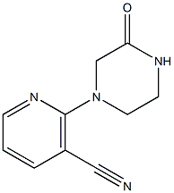 2-(3-oxopiperazin-1-yl)nicotinonitrile Struktur