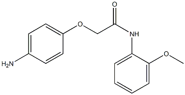 2-(4-aminophenoxy)-N-(2-methoxyphenyl)acetamide Struktur